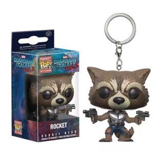 Keychain Guardians of the Galaxy Vol. 2 Rocket Viny New In Box